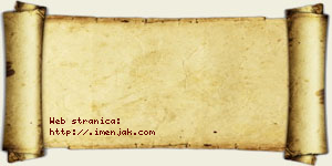 Mina Ađanski vizit kartica